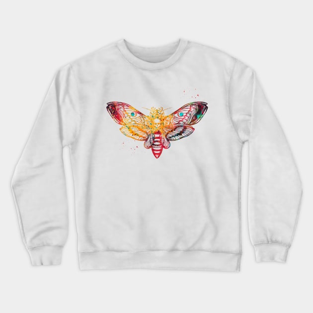 Moth Crewneck Sweatshirt by erzebeth